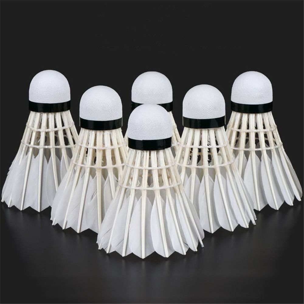 Badminton Bwf - 3/6/12 шт. новый белый волан для