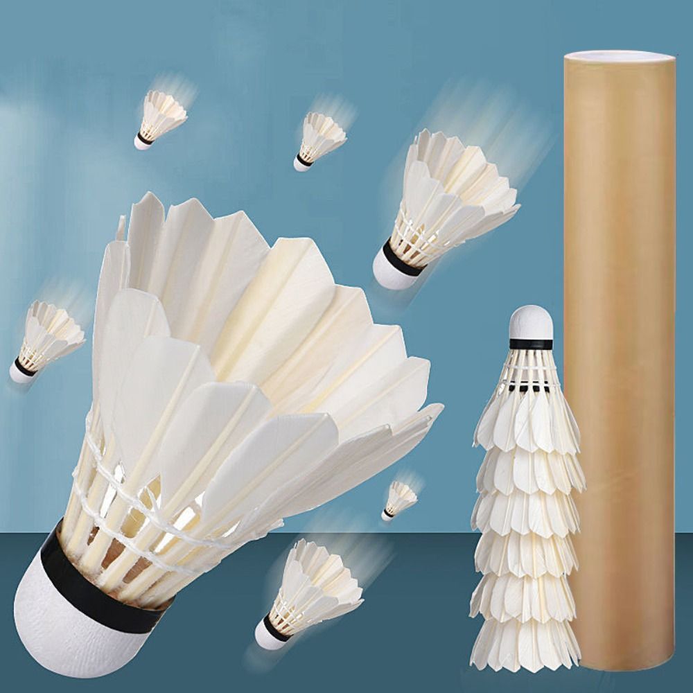 Badminton Bwf - Новые белые воланы для бадминтона (3/6/12