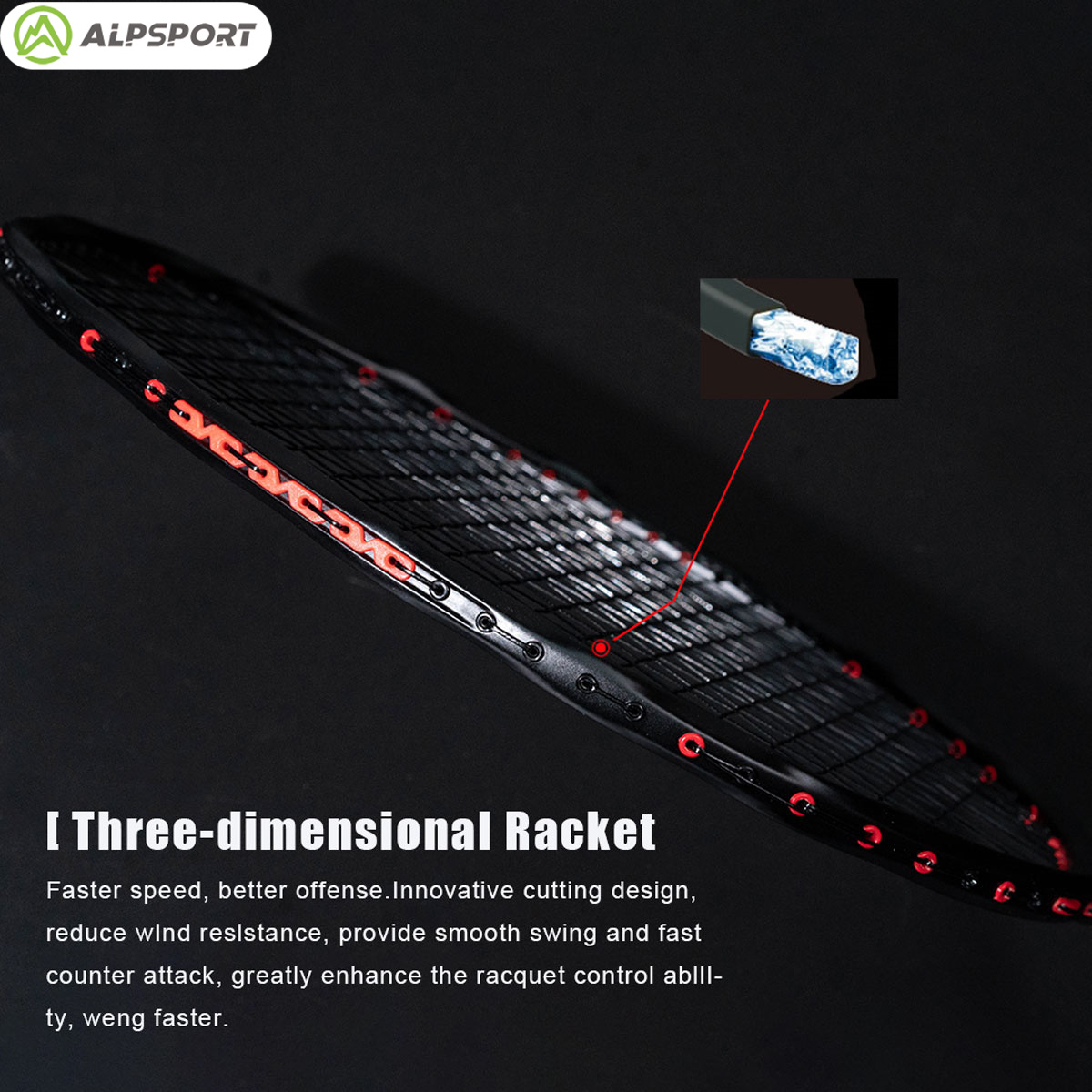 Alpsport MH-V5 5U 75g Волнисты – обзор и цена Badminton Bwf